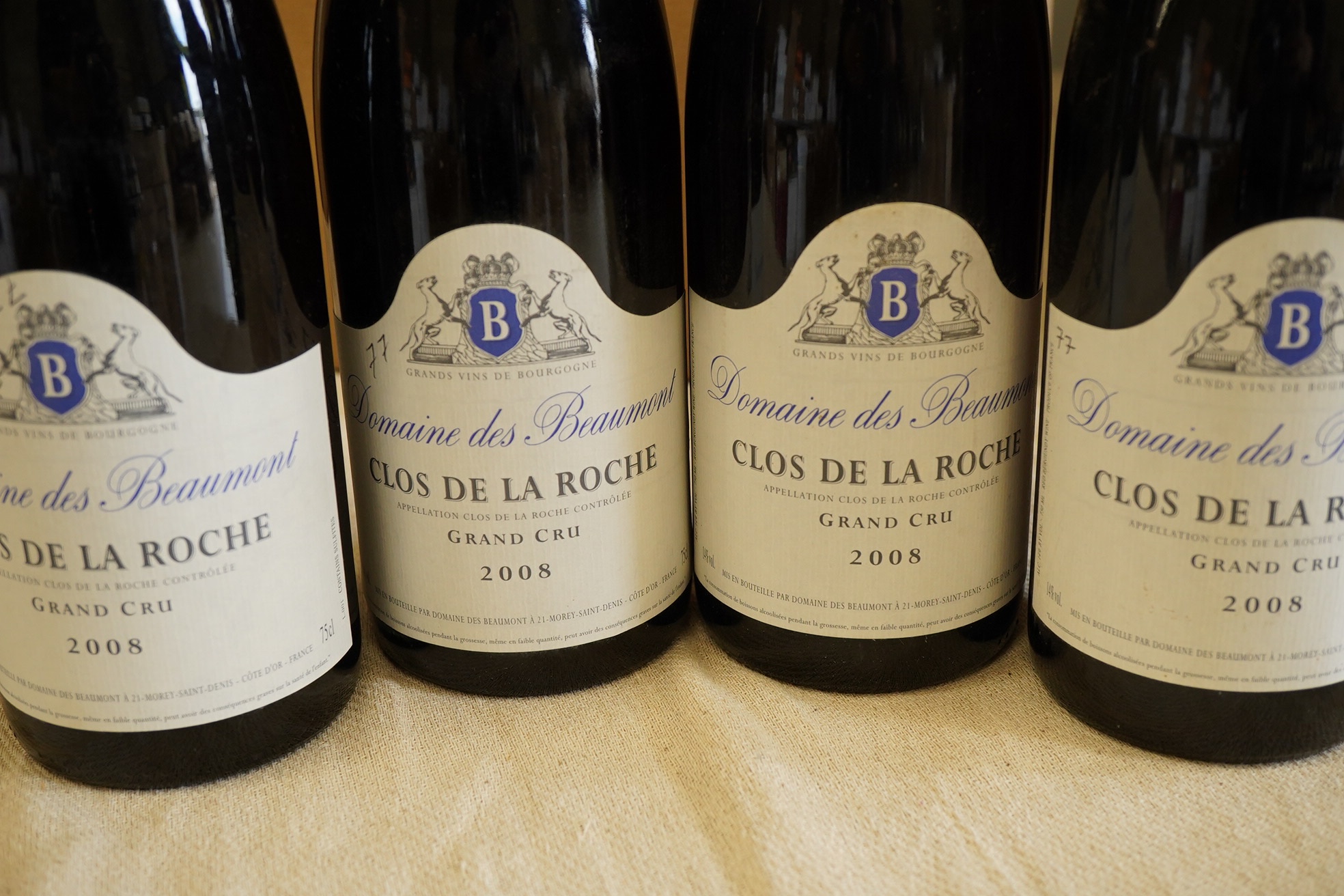 Domaine des Beaumont, Clos de la Roche Grand Cru, 2008